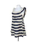 Beige Ruffled dress