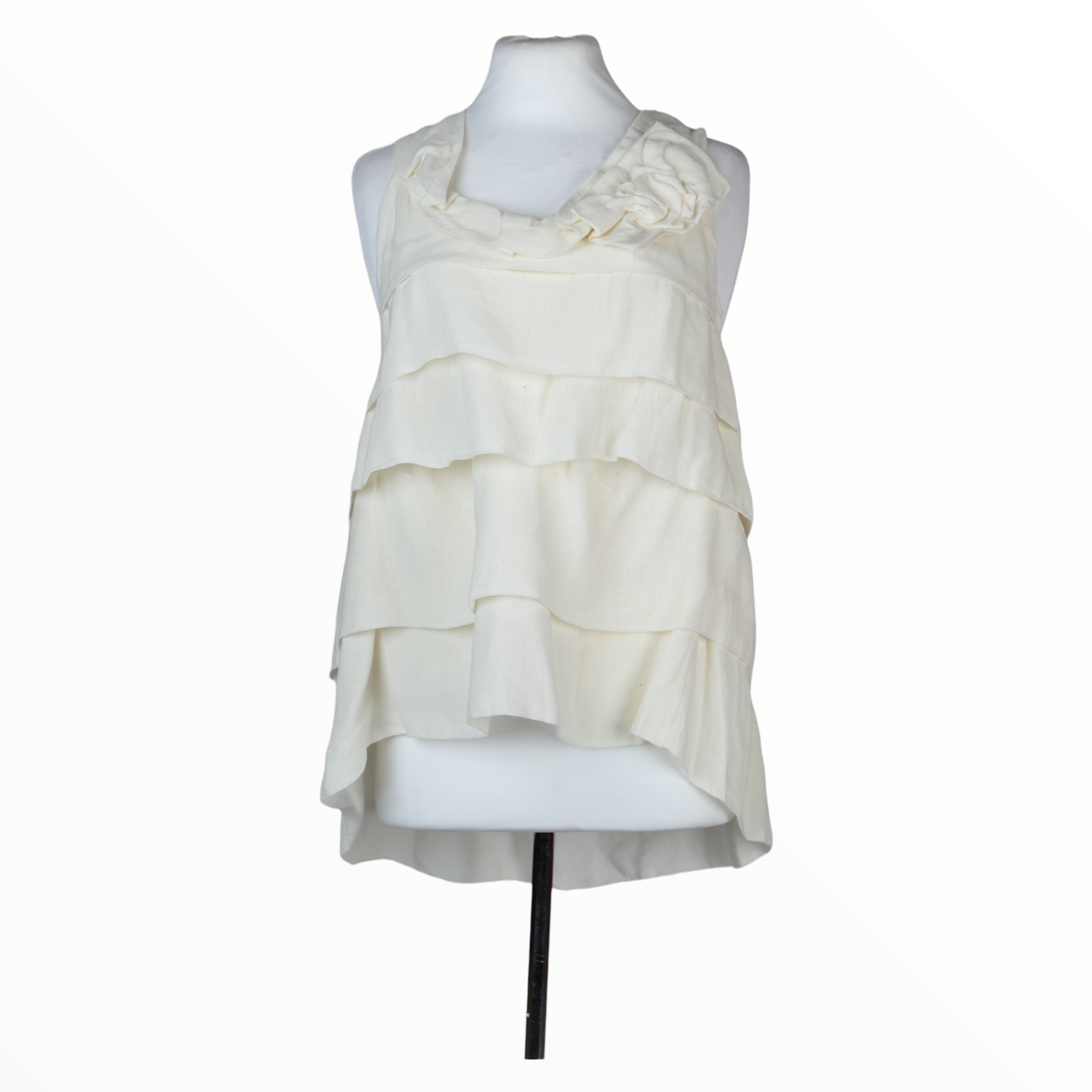 Marc Jacobs Cream Sleeveless Blouse