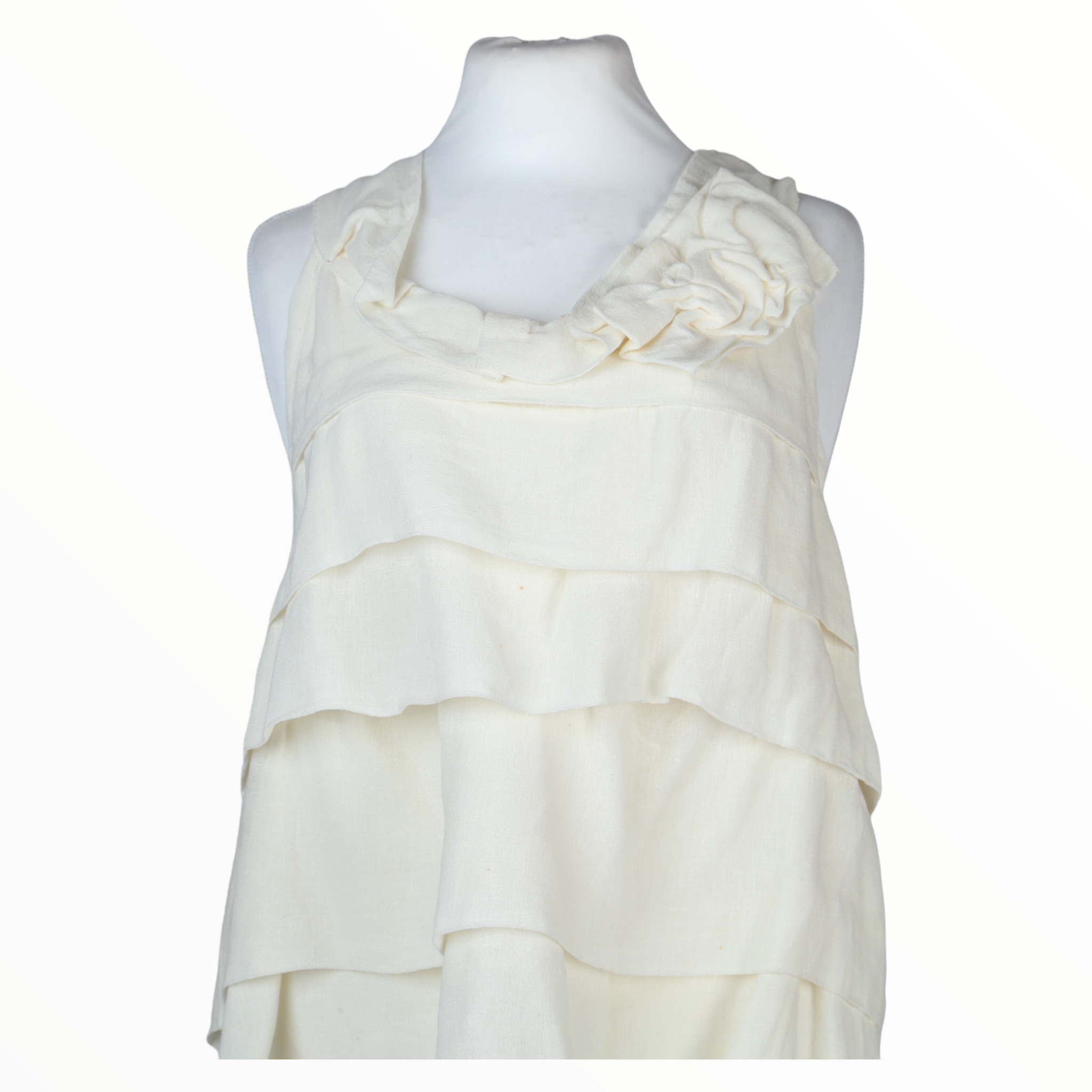Marc Jacobs Cream Sleeveless Blouse