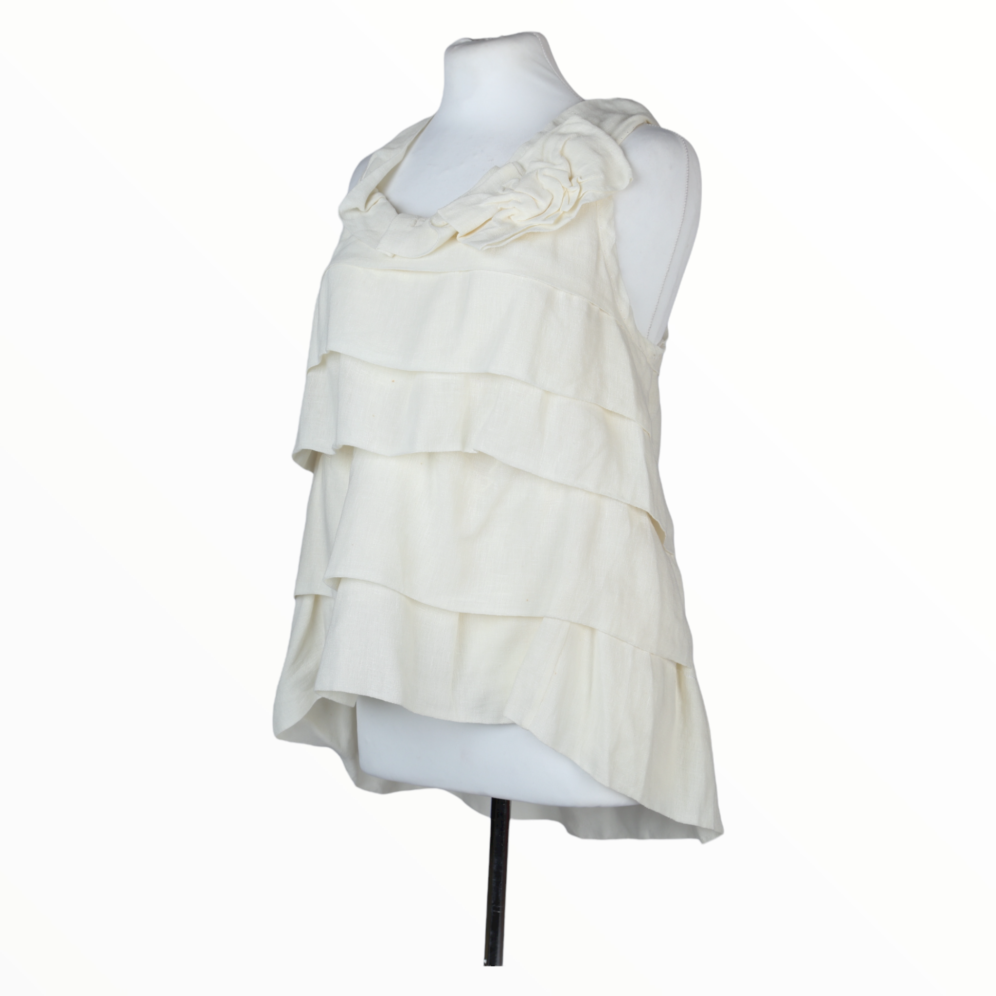 Marc Jacobs Cream Sleeveless Blouse