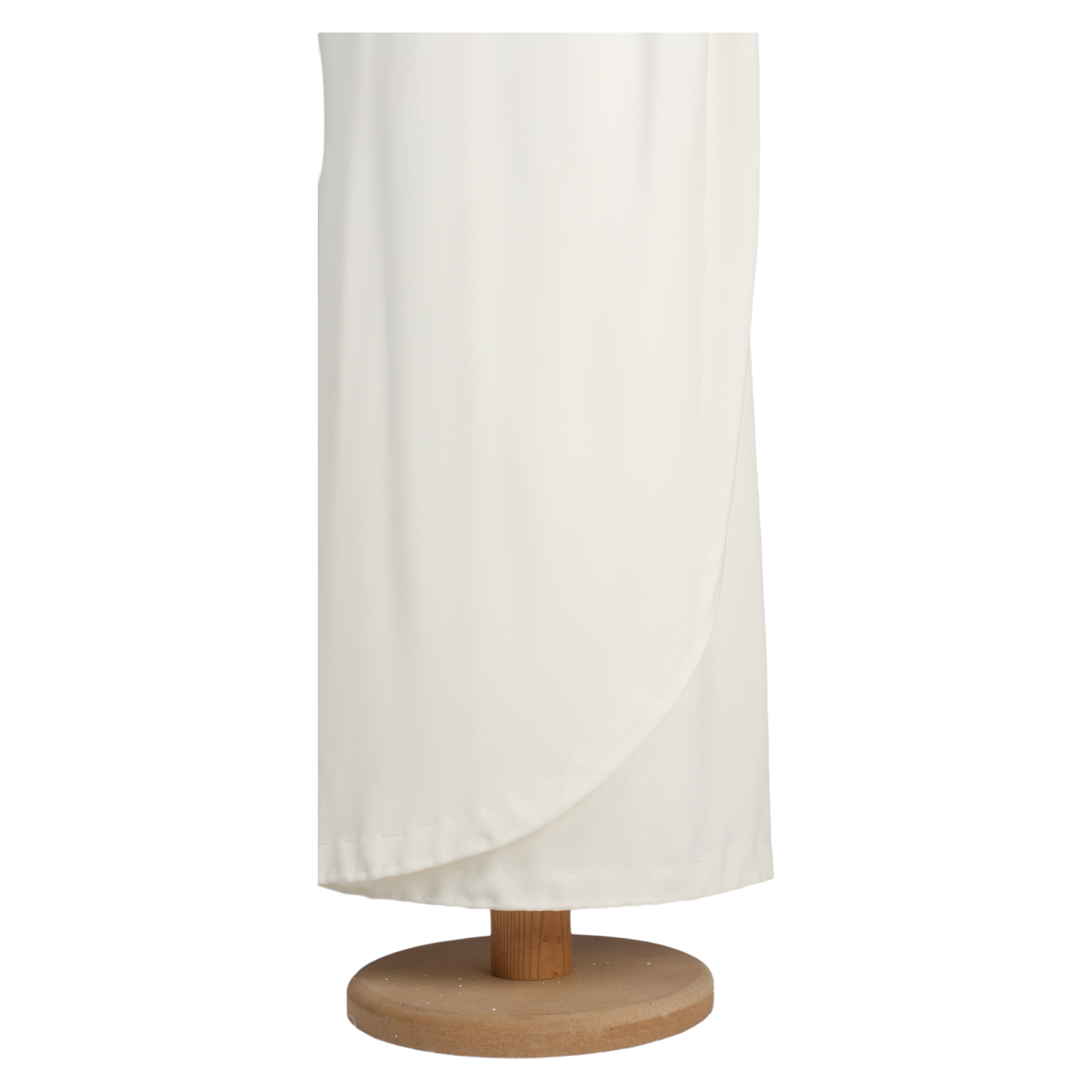 G. Kazazian Maxi White Long Sleeve Gown With Embroidery