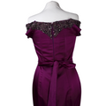 Badgley Mischka Maxi Purple Gown