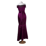 Badgley Mischka Maxi Purple Gown