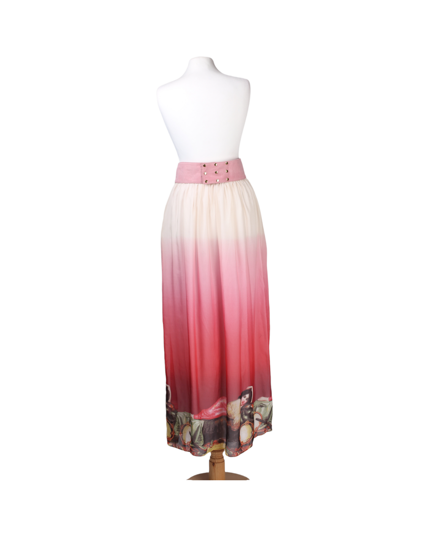Manoush Beige and pink skirt