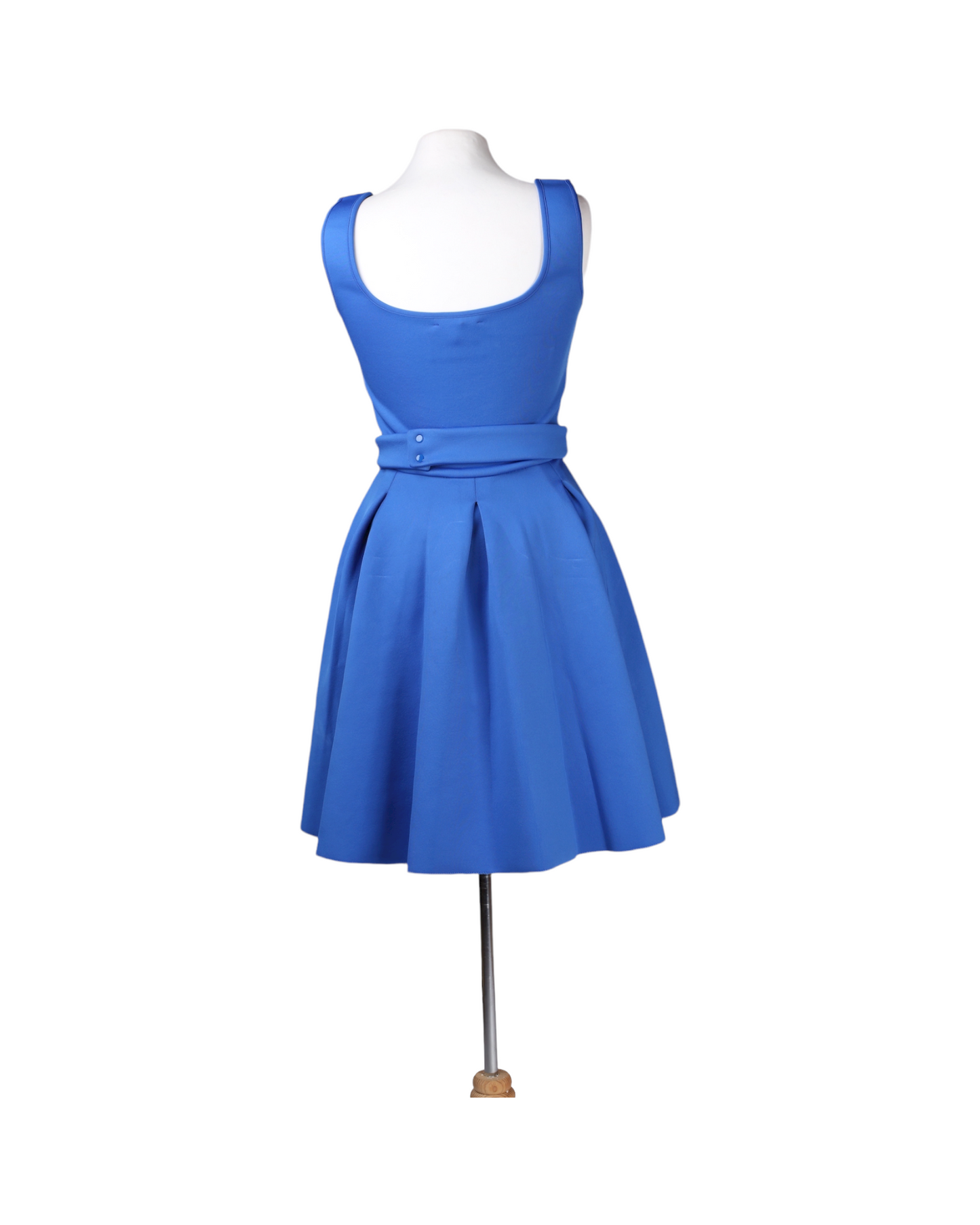 فستان صيفي قصير باللون الازرق الكهربائي من متجر ماجي
