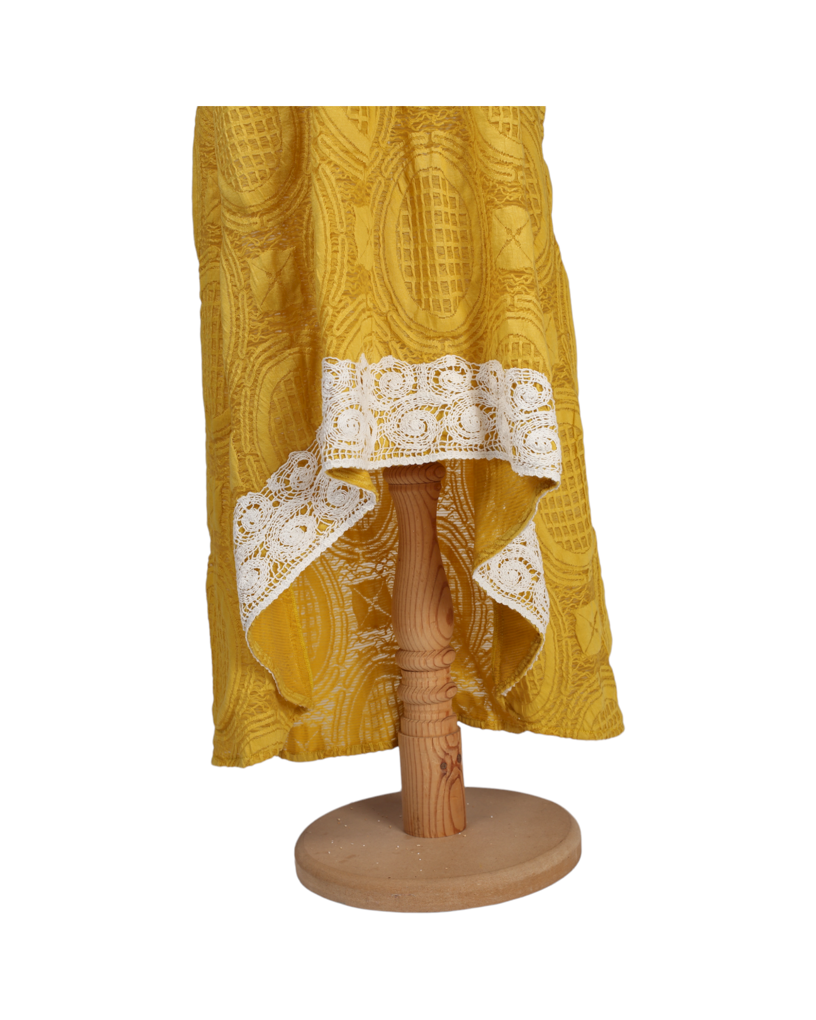 Yasoo Maxi Half Sleeve Yellow Kaftan