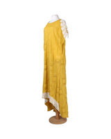 Yasoo Maxi Half Sleeve Yellow Kaftan