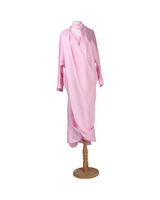 Maha Al Ahmed Maxi Pink Long Sleeve Kaftan