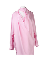 Maha Al Ahmed Maxi Pink Long Sleeve Kaftan