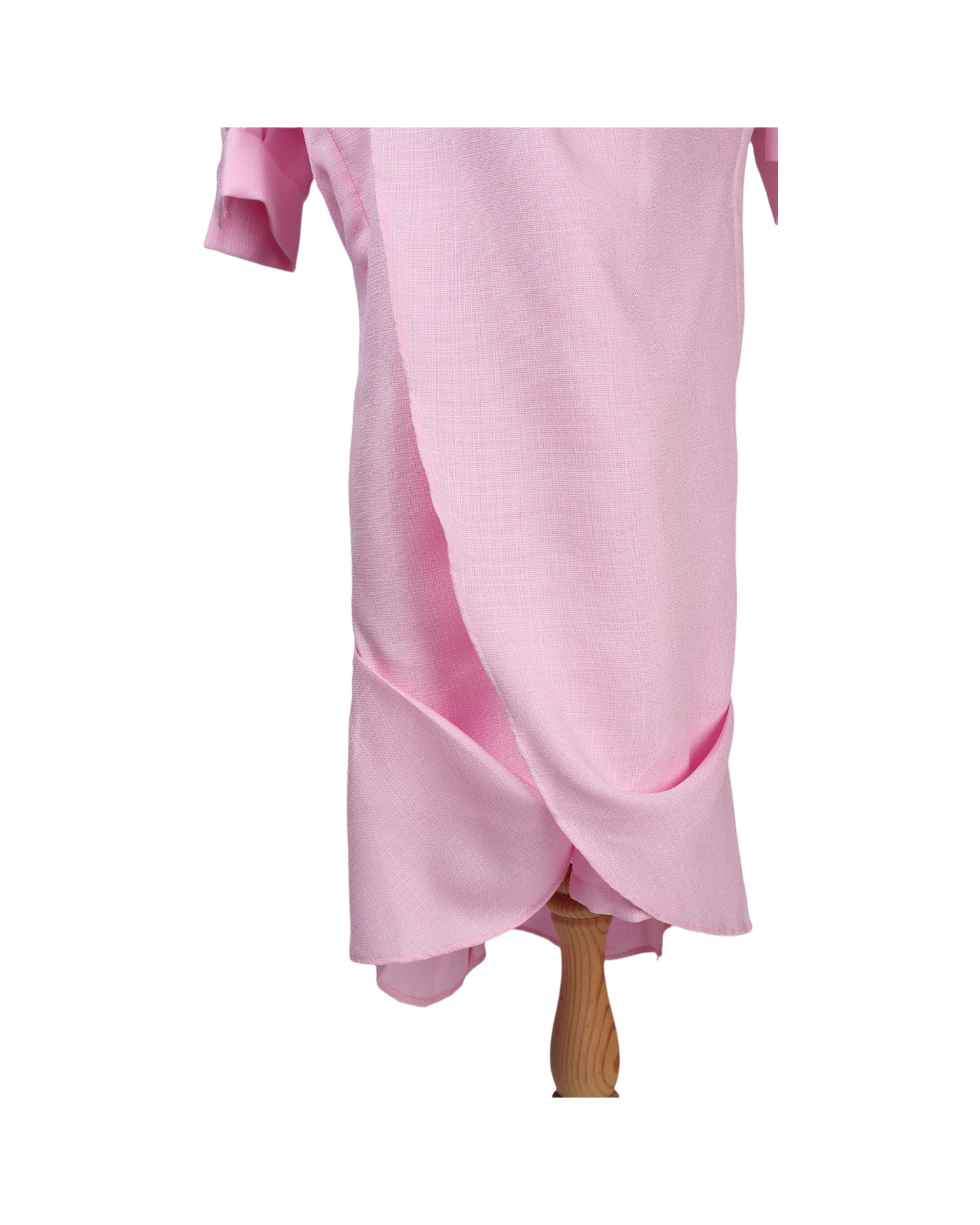 Maha Al Ahmed Maxi Pink Long Sleeve Kaftan