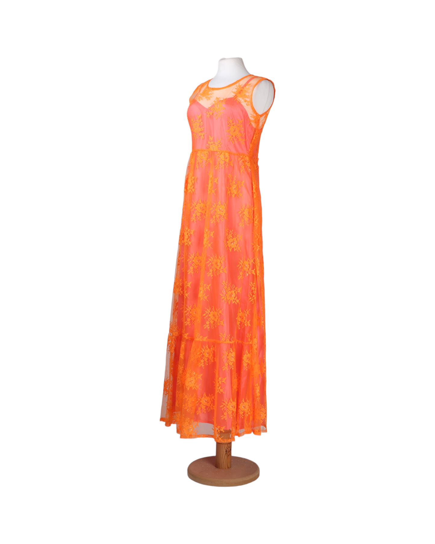 فستان صيفي ماكسي بطبعات ملونة 
