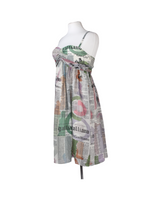 John Galliano Printed Summer Dress