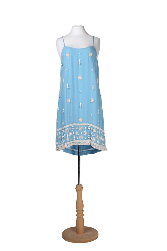 French Connection Mini Embroidered Summer Dress