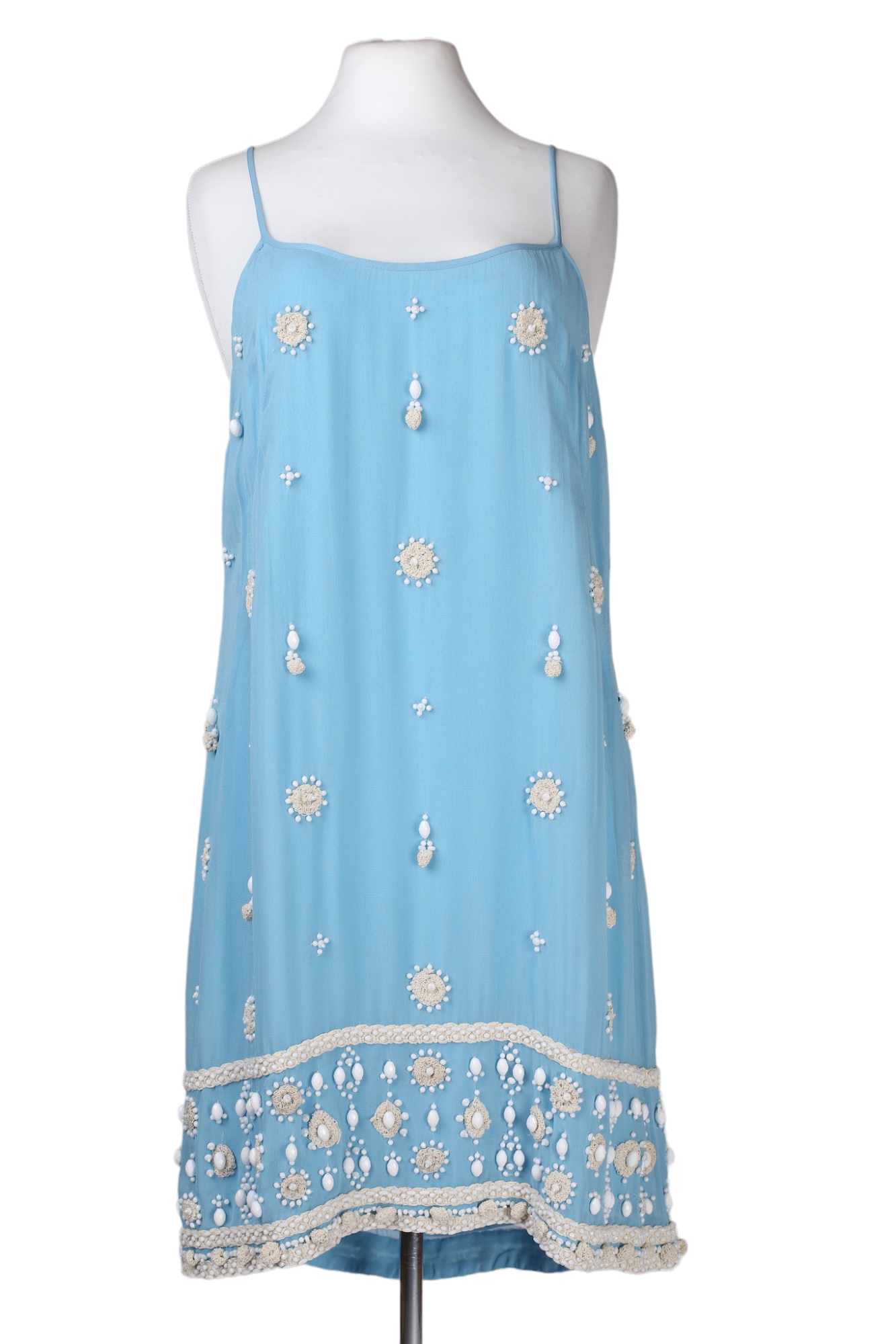 فستان صيفي قصير مع تطريز من متجر فرينش كونيكشن