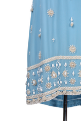 فستان صيفي قصير مع تطريز من متجر فرينش كونيكشن