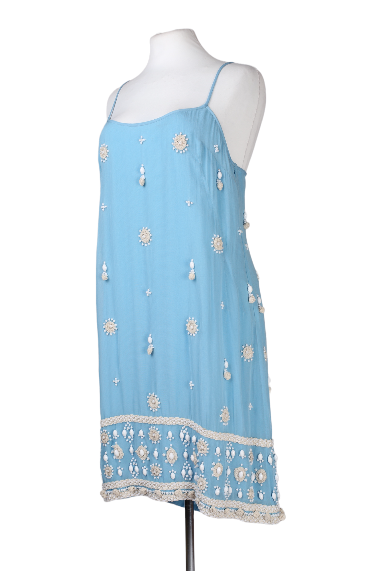 فستان صيفي قصير مع تطريز من متجر فرينش كونيكشن