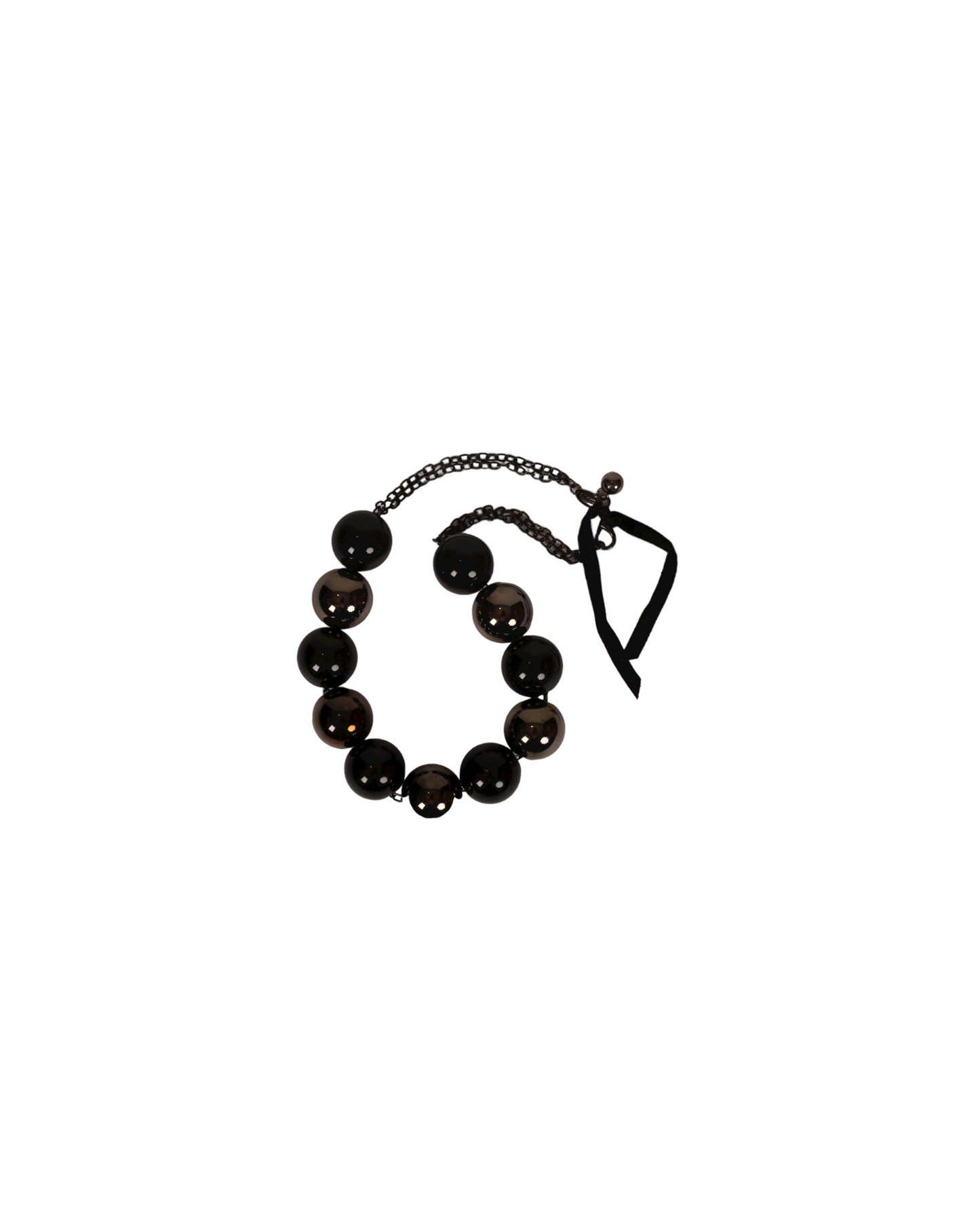 Pinko Black Pearl Necklace