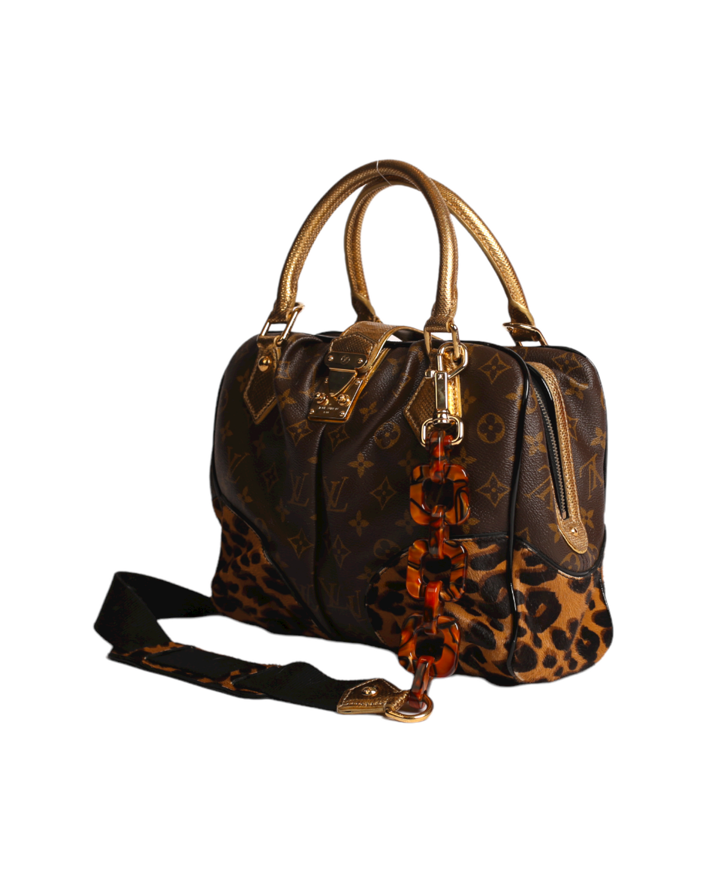 Louis Vuitton Monogram Leopard Adele Bag