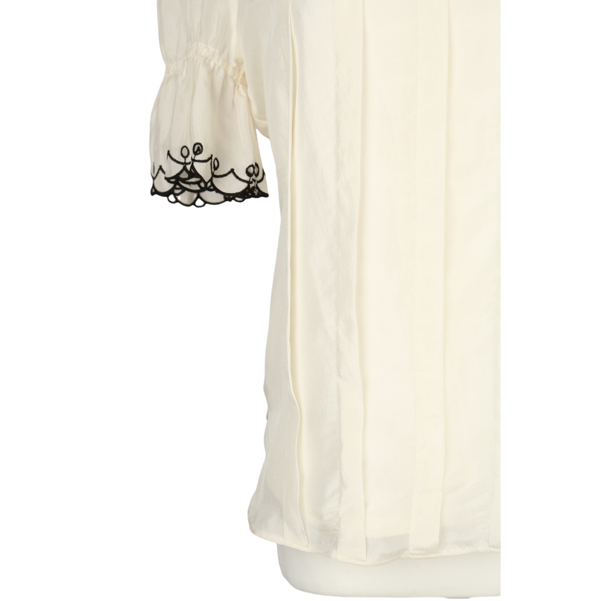 Blumarine White Blouse With Short Sleeves
