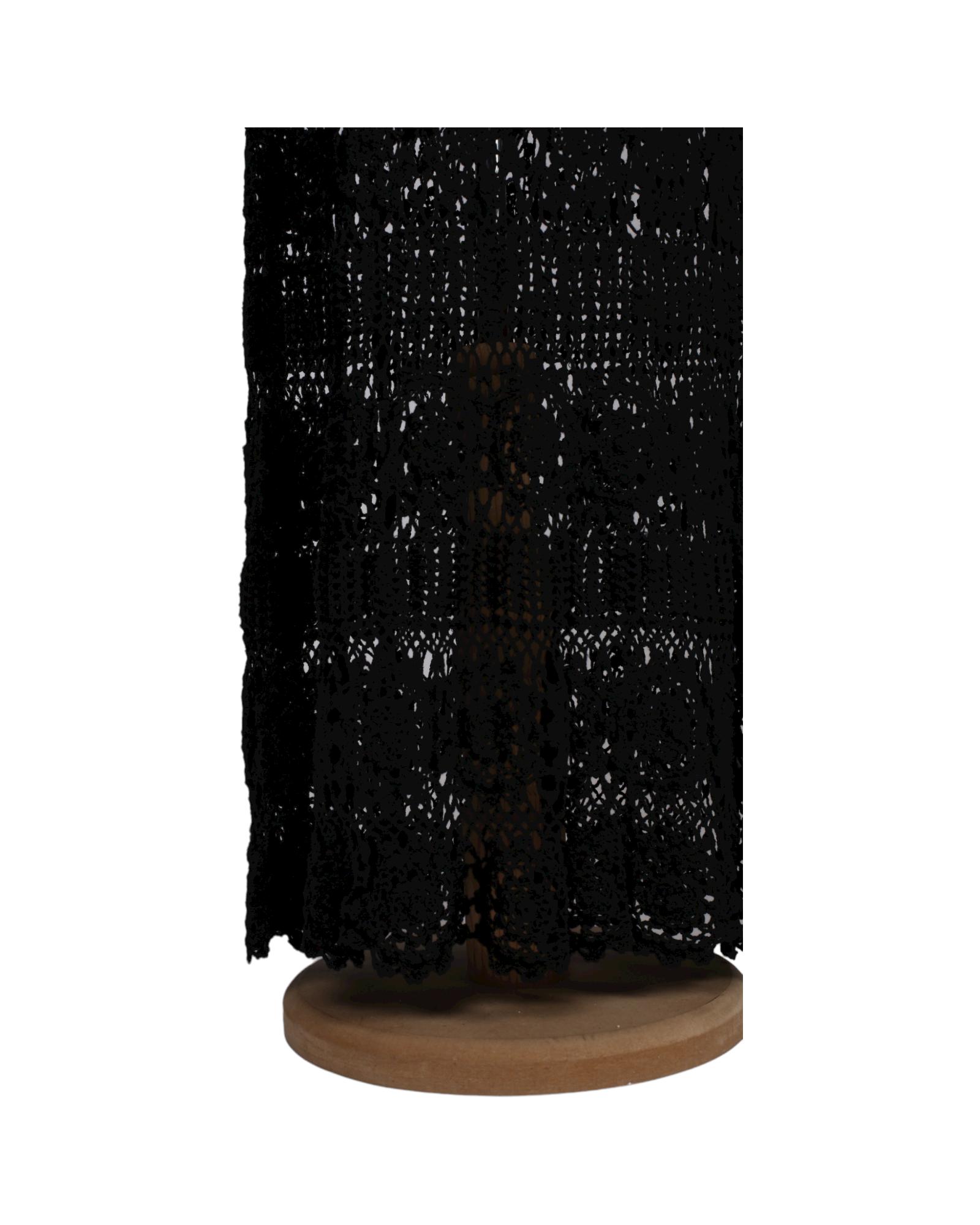 Free People Black Crochet Maxi Beach Dress