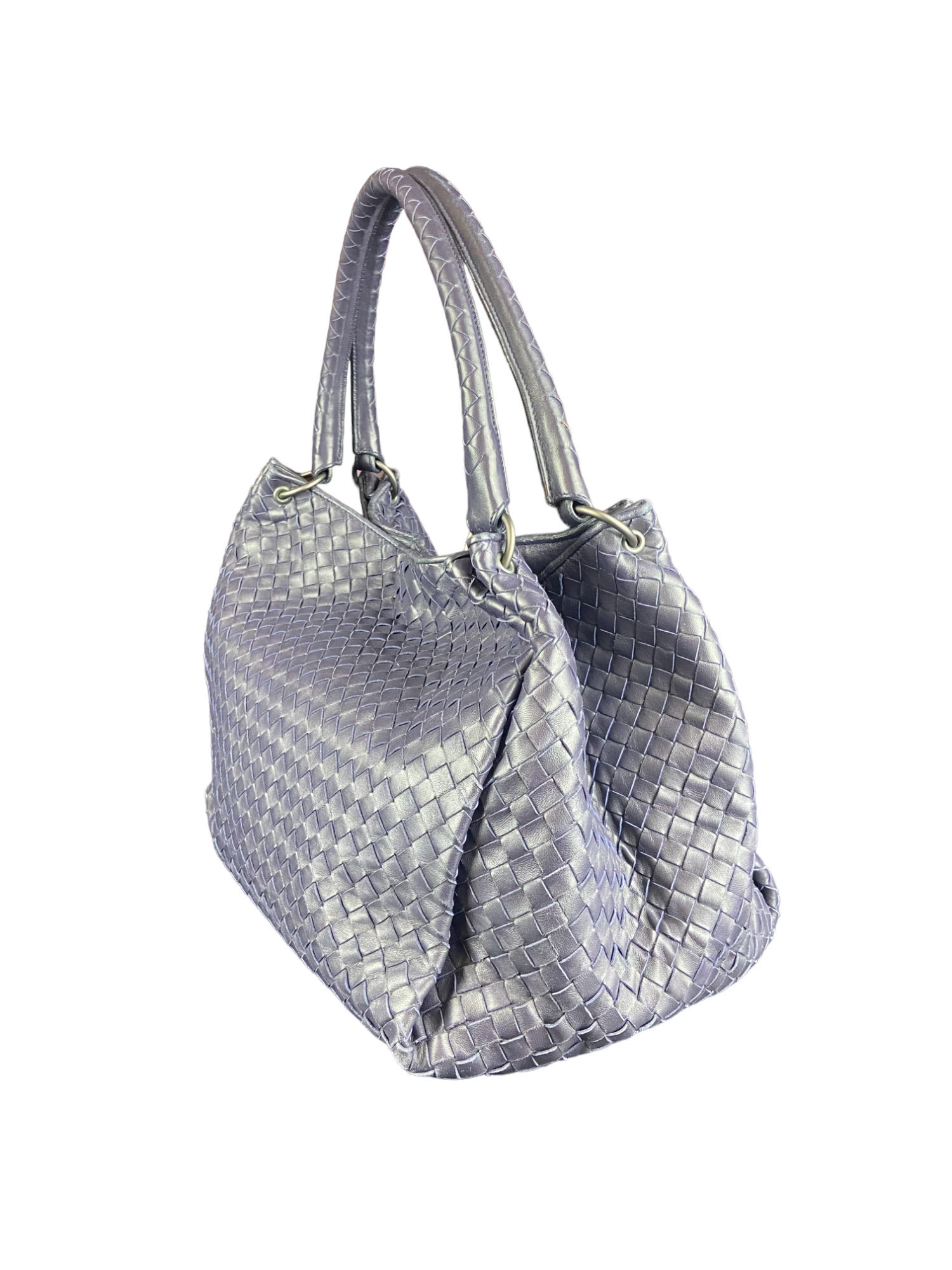 Bottega Veneta Parachute Bag in Nero Intrecciato Nappa