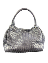 Bottega Veneta Parachute Bag in Nero Intrecciato Nappa