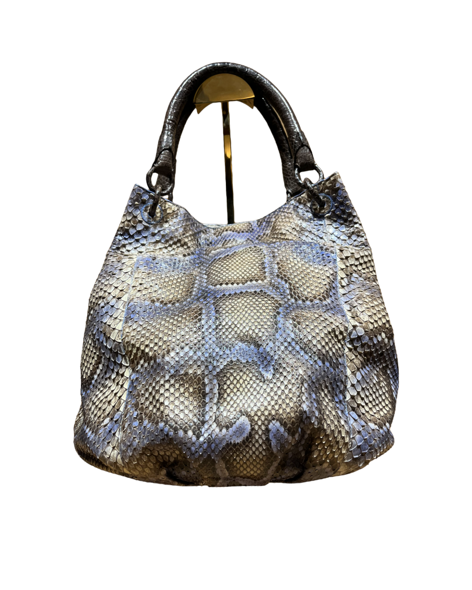 Nancy Gonzalez Python Snakeskin Bag
