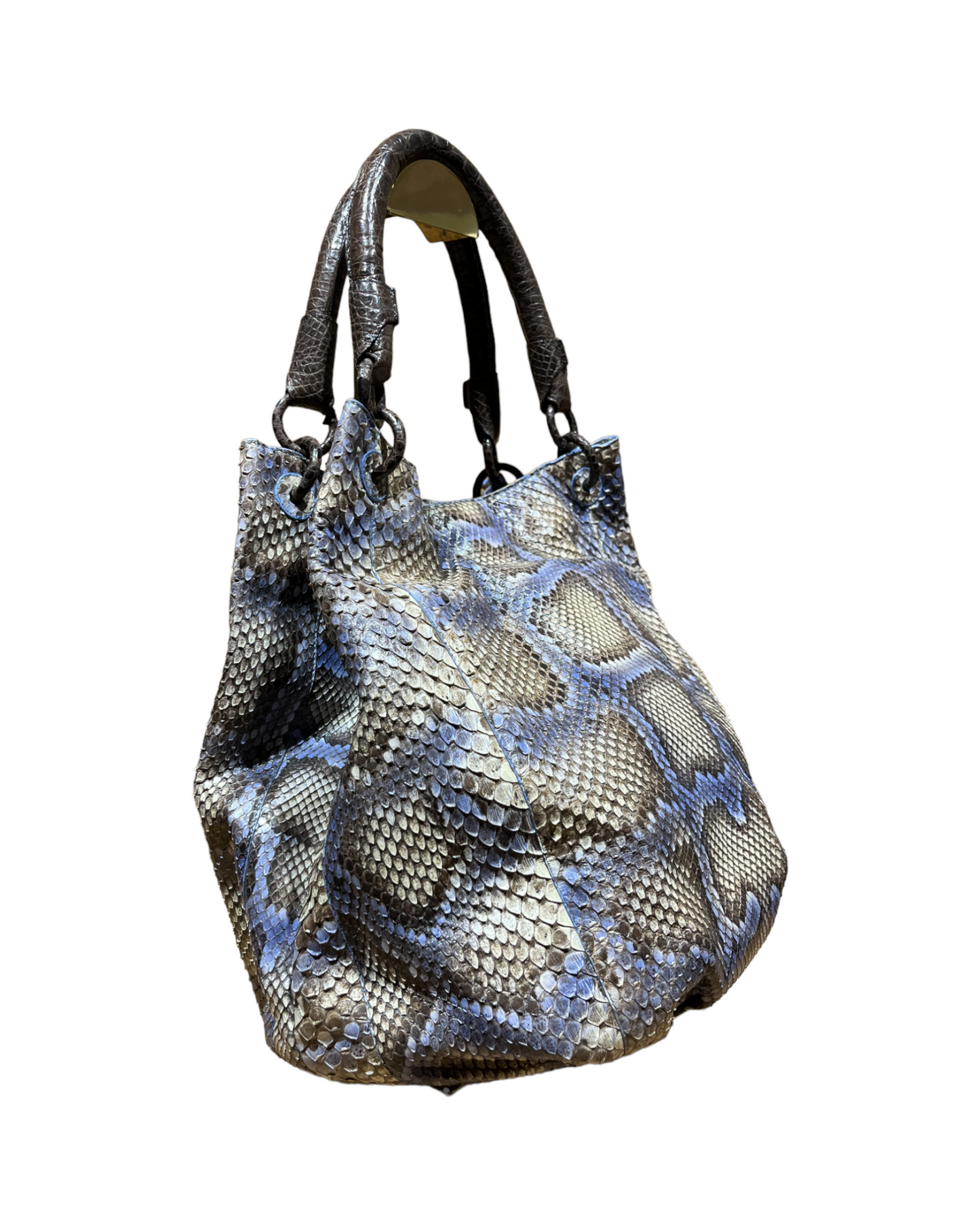 Nancy Gonzalez Python Snakeskin Bag
