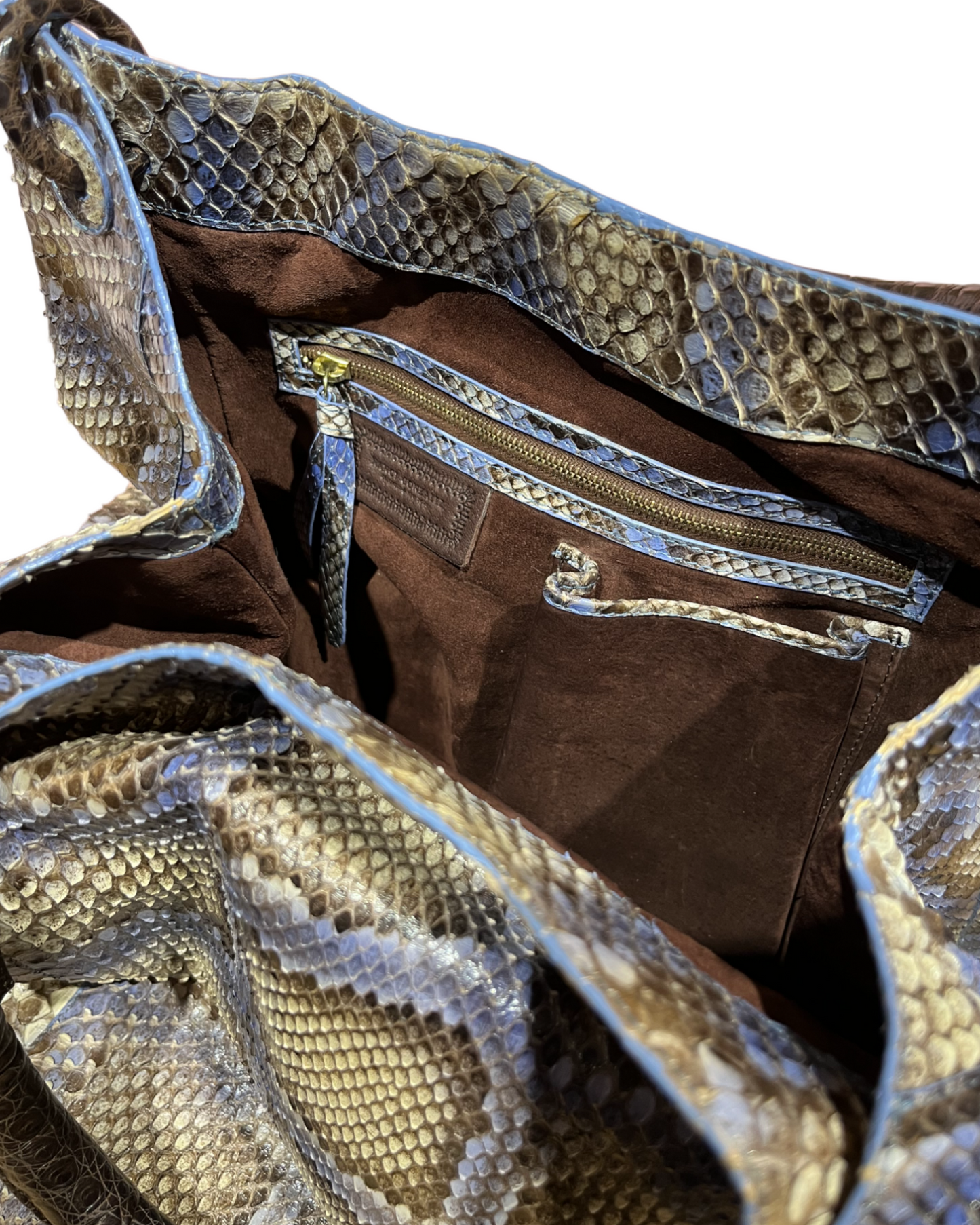 Nancy Gonzalez Python Snakeskin Bag