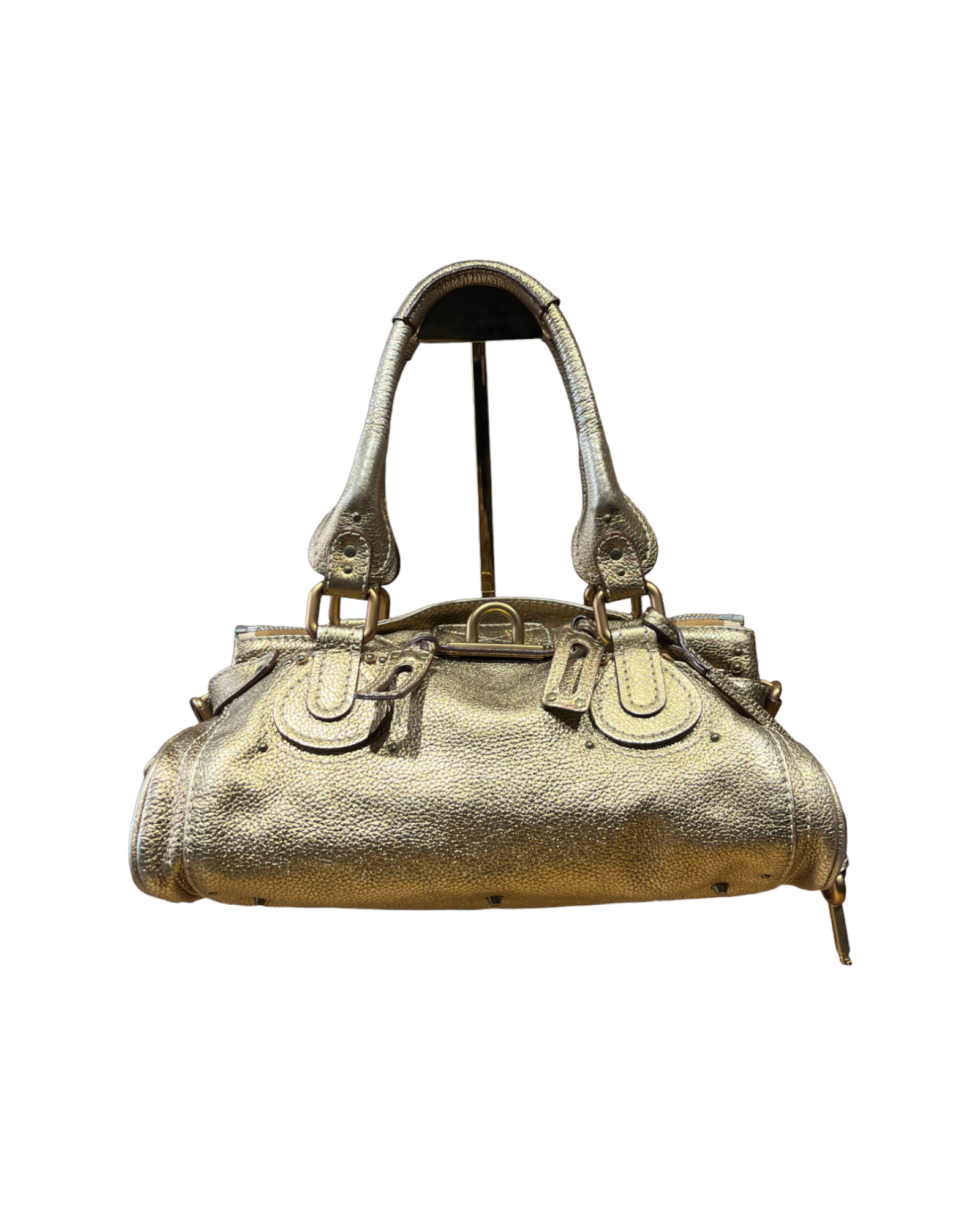 Chloe Paddington Medium Golden Bag