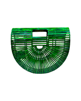 Cult Gaia Acrylic Ark Green Bag