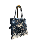 Chanel Timeless Metallic Sequin Drawstring Tote