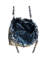 Chanel Timeless Metallic Sequin Drawstring Tote