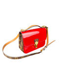 Louis Vuitton Patent Calfskin Monogram Cherrywood BB Scarlet