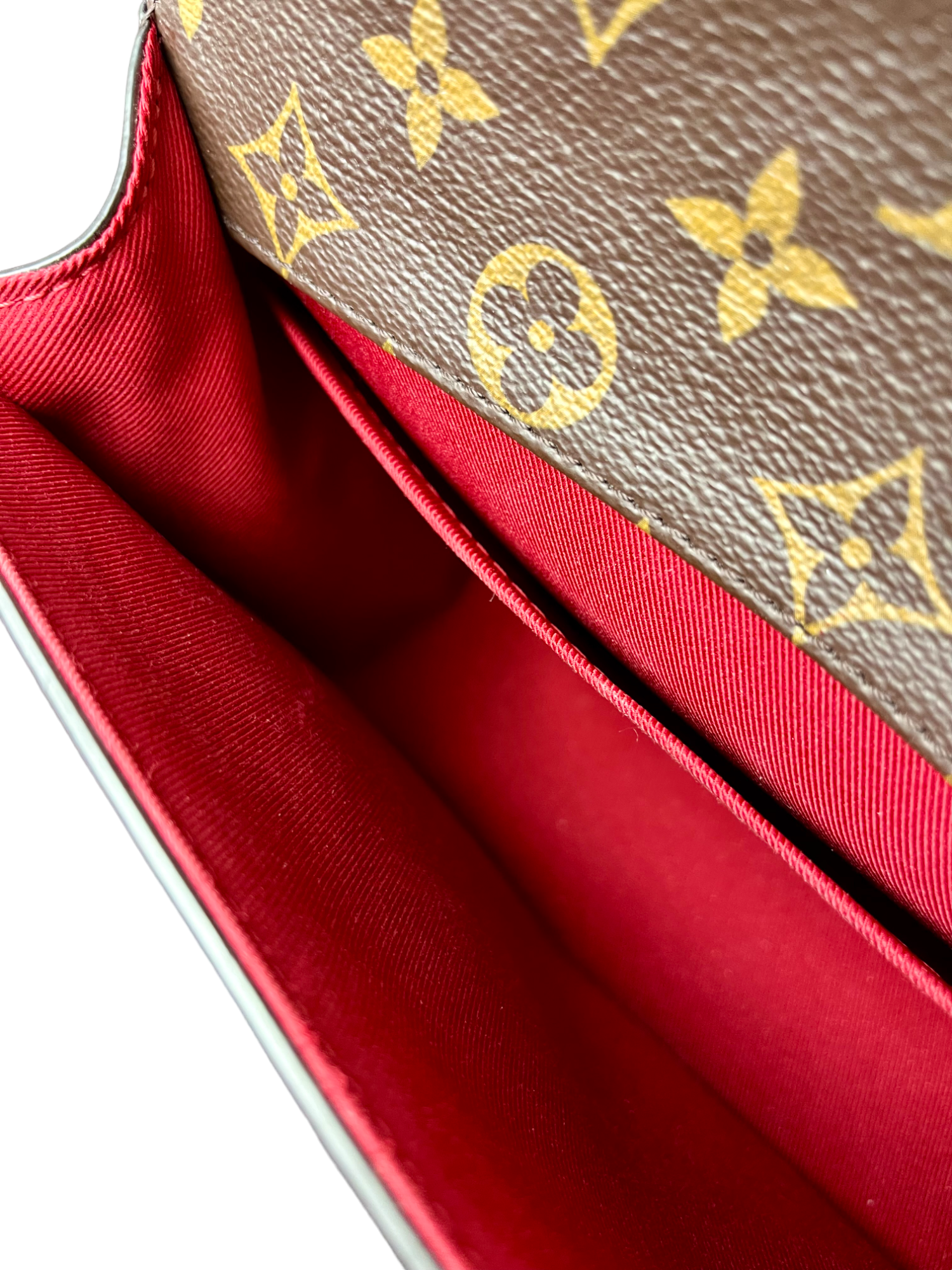 Louis Vuitton Patent Calfskin Monogram Cherrywood BB Scarlet