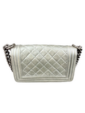Chanel Small Boy Bag Silver